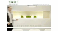 Desktop Screenshot of cramer-schreinerei.de